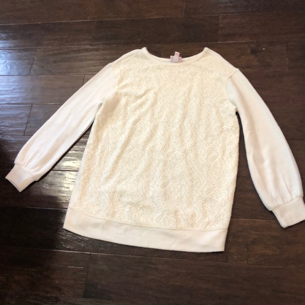 Fleece maternity sweater